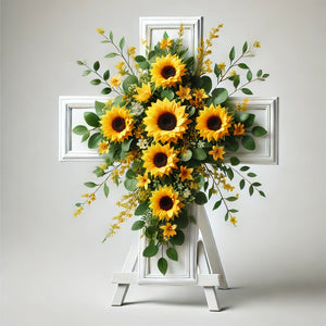 Sunlit Remembrance Cross