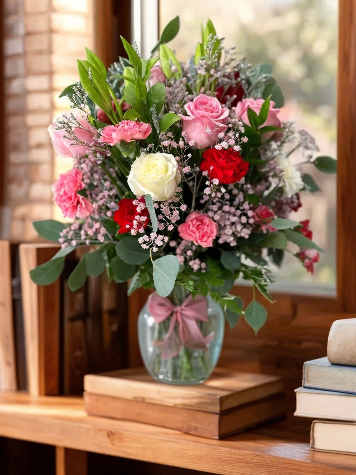 Romantic Blush vase