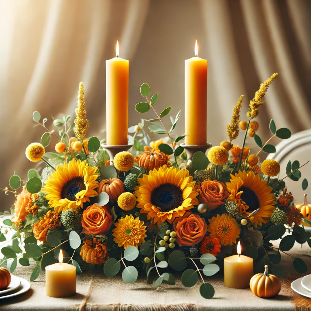 Golden Glow Centerpiece