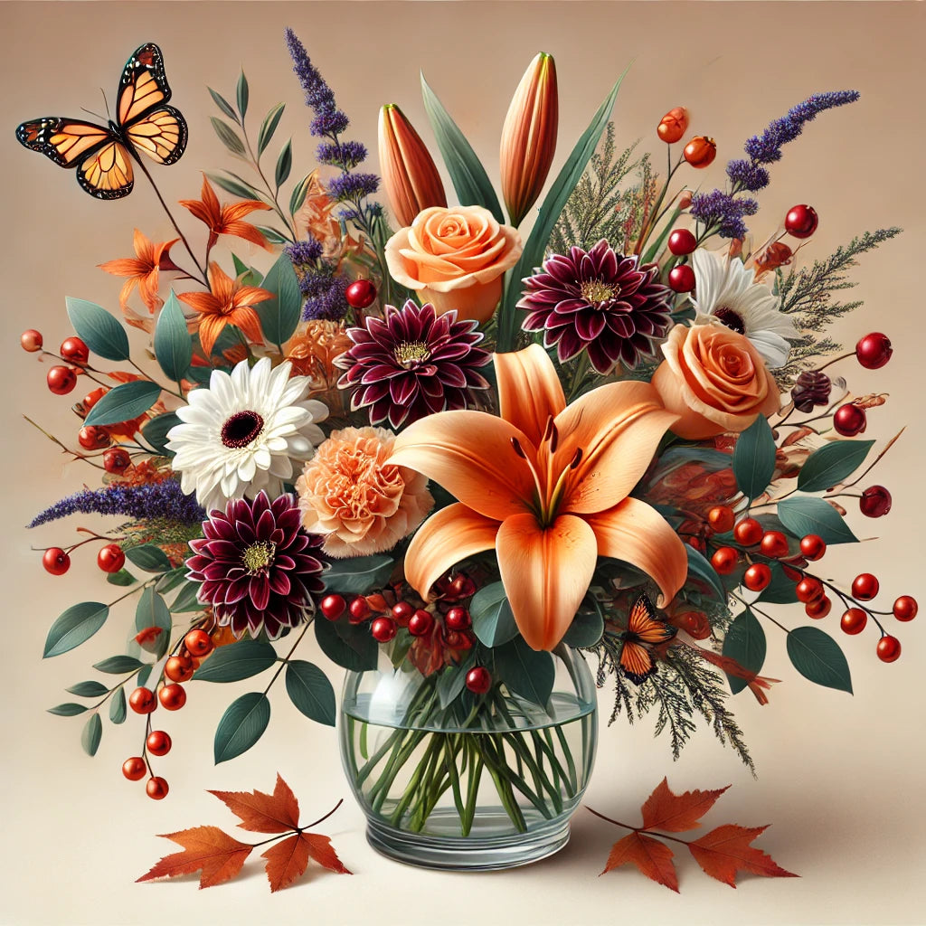 Fall Butterfly Bouquet