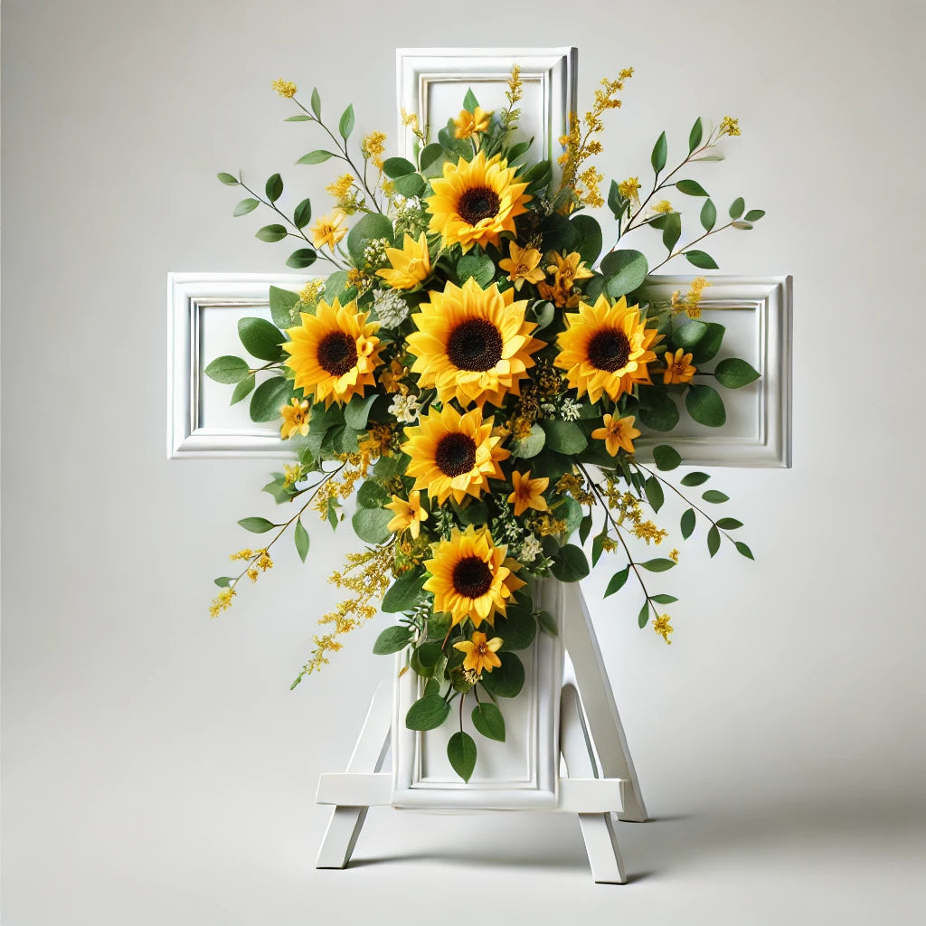 Sunlit Remembrance Cross