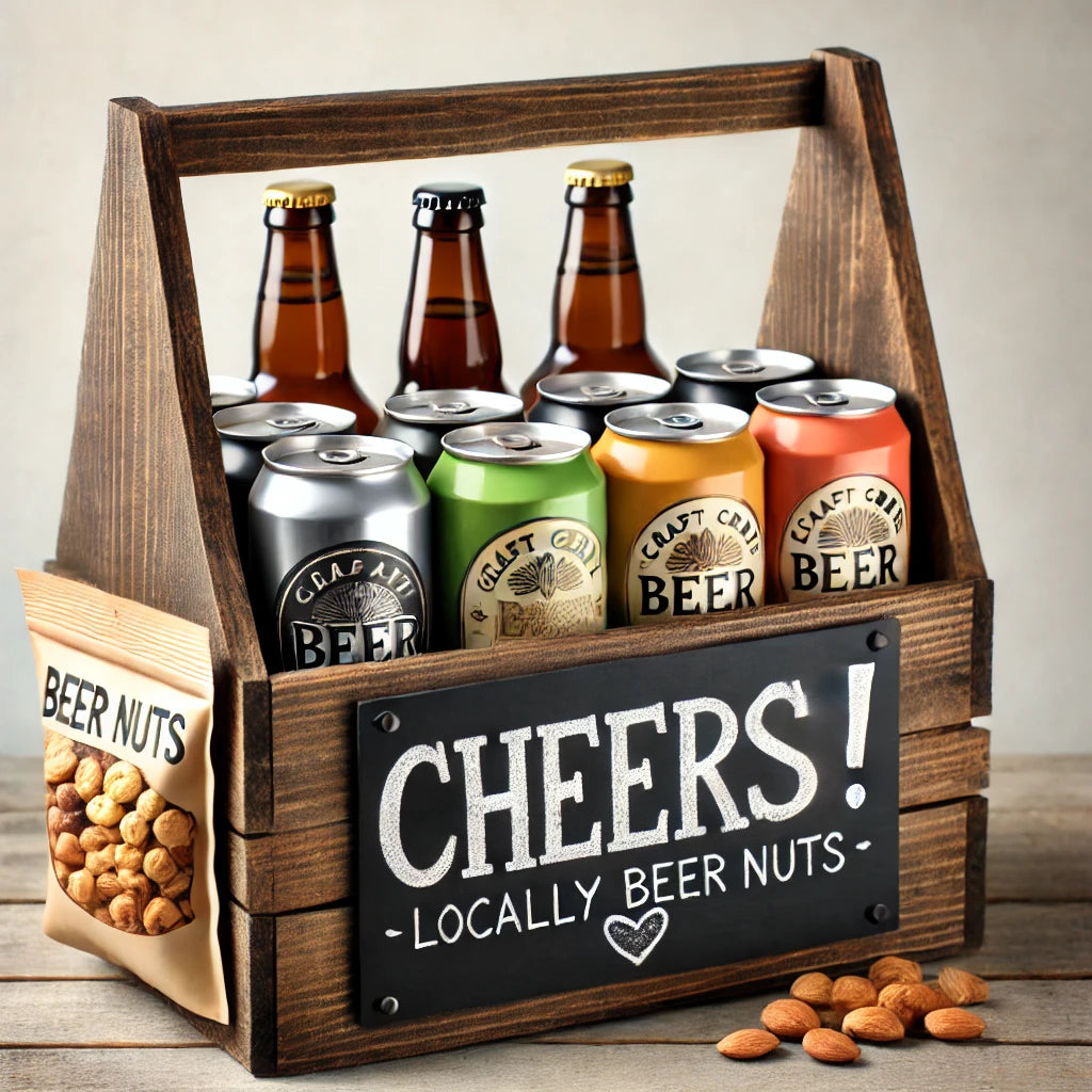Craft Beer &amp; Nuts Gift Carrier