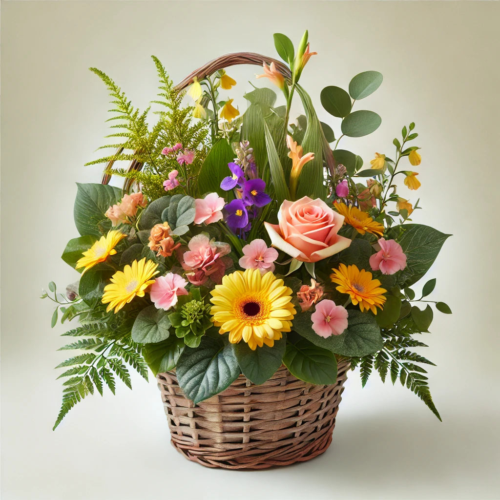 Gentle Blossoms Basket