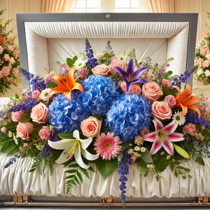 Radiant Remembrance Casket Adornment