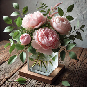 Blush Peony Cube