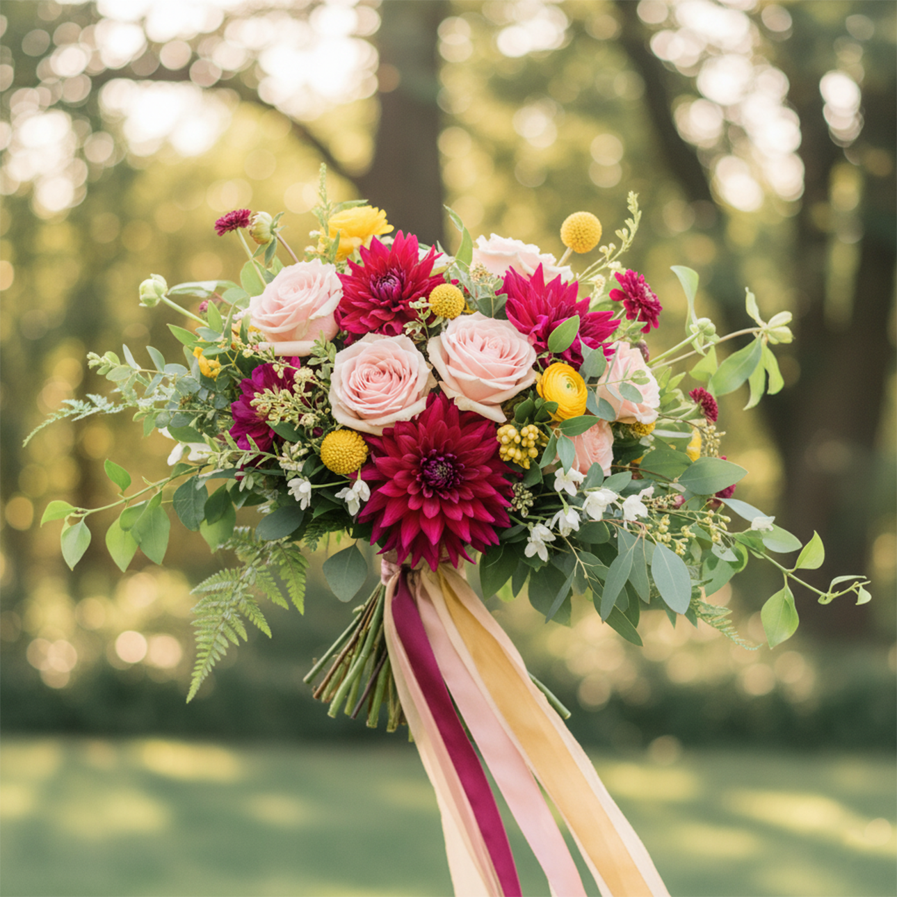 Blush &amp; Passion Free-Form Bouquet