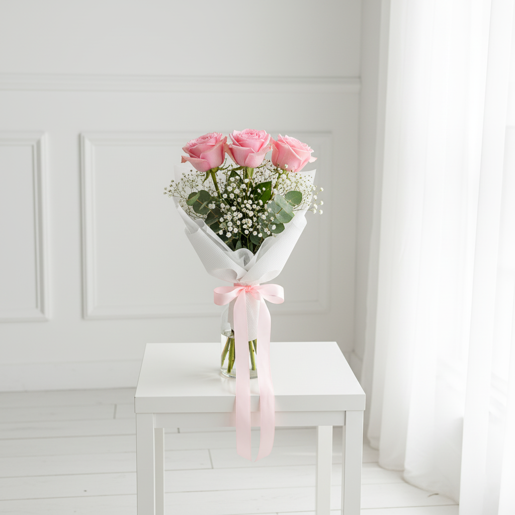 Blushing Trio Bouquet