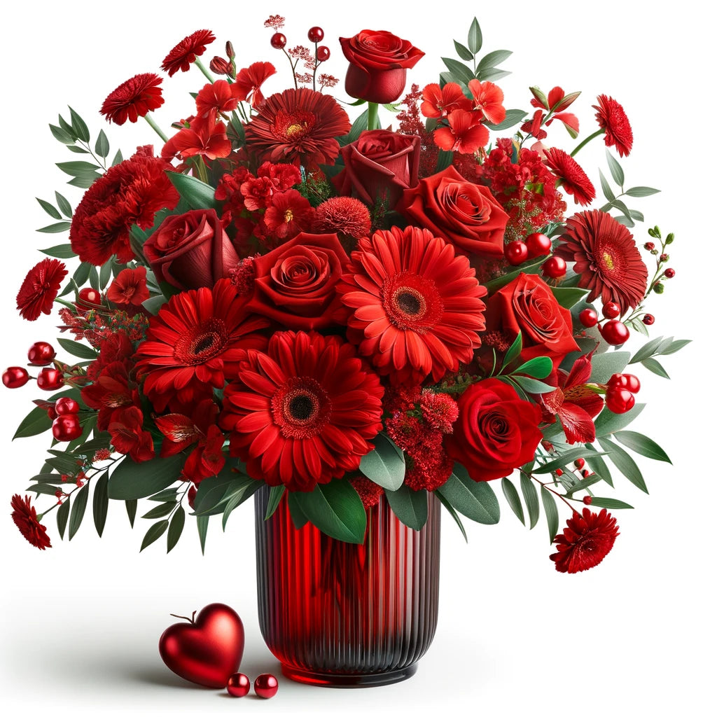 Crimson Radiance Bouquet
