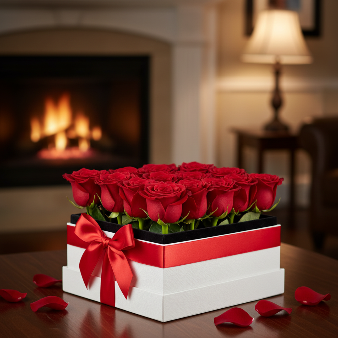Eternal Love Boxed Roses
