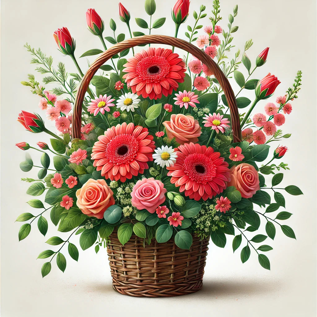 Joyful Bloom Basket