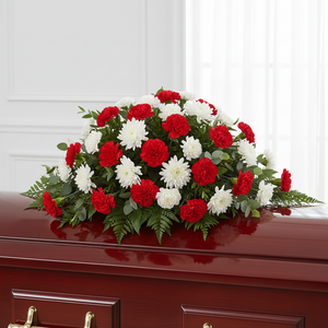 Nostalgic Tribute Casket Spray