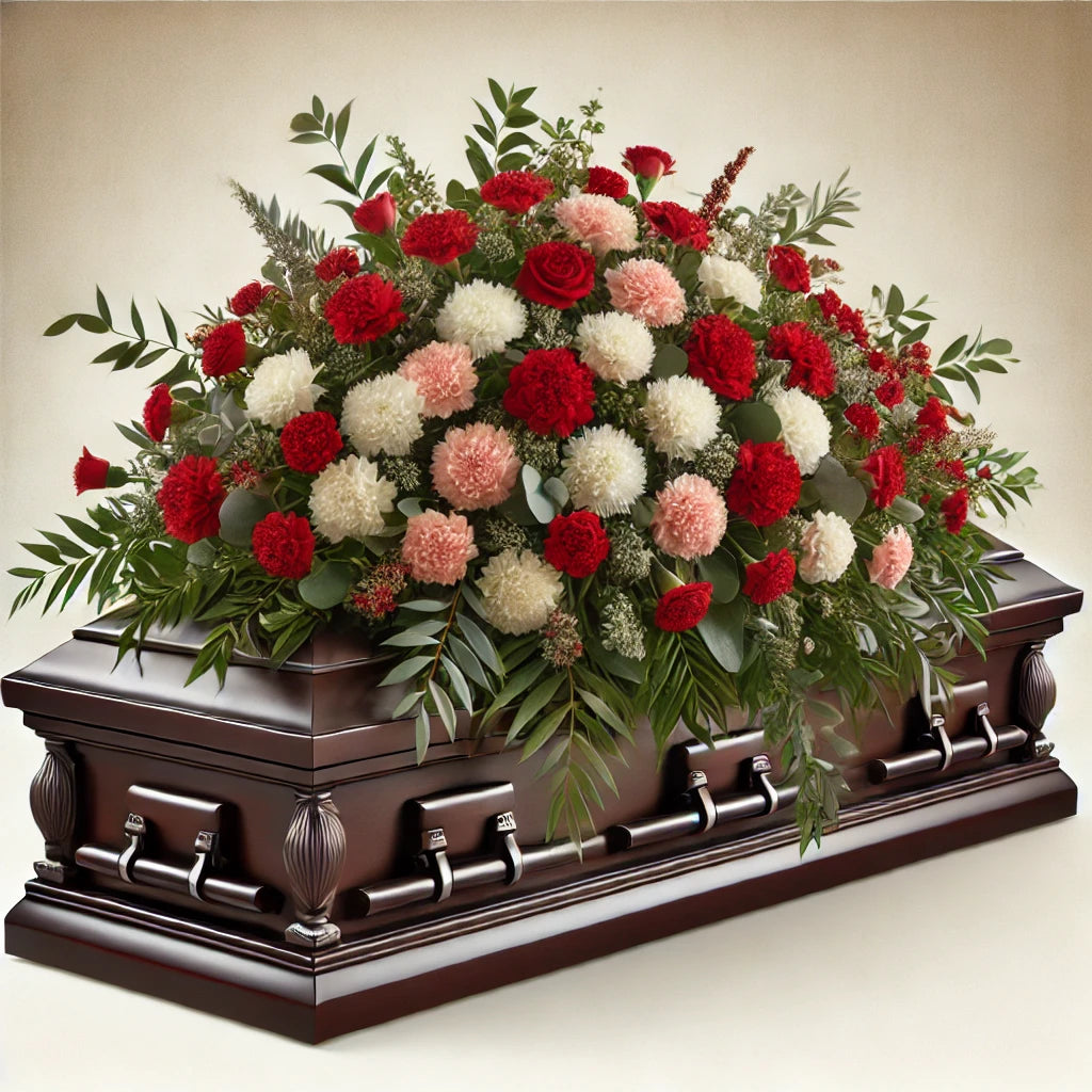 Nostalgic Tribute Casket Spray