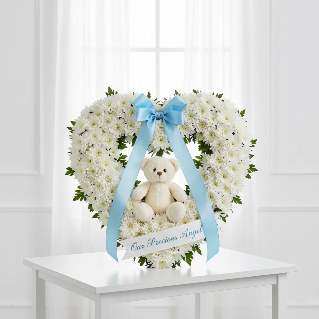 Precious Child Memorial Wreath