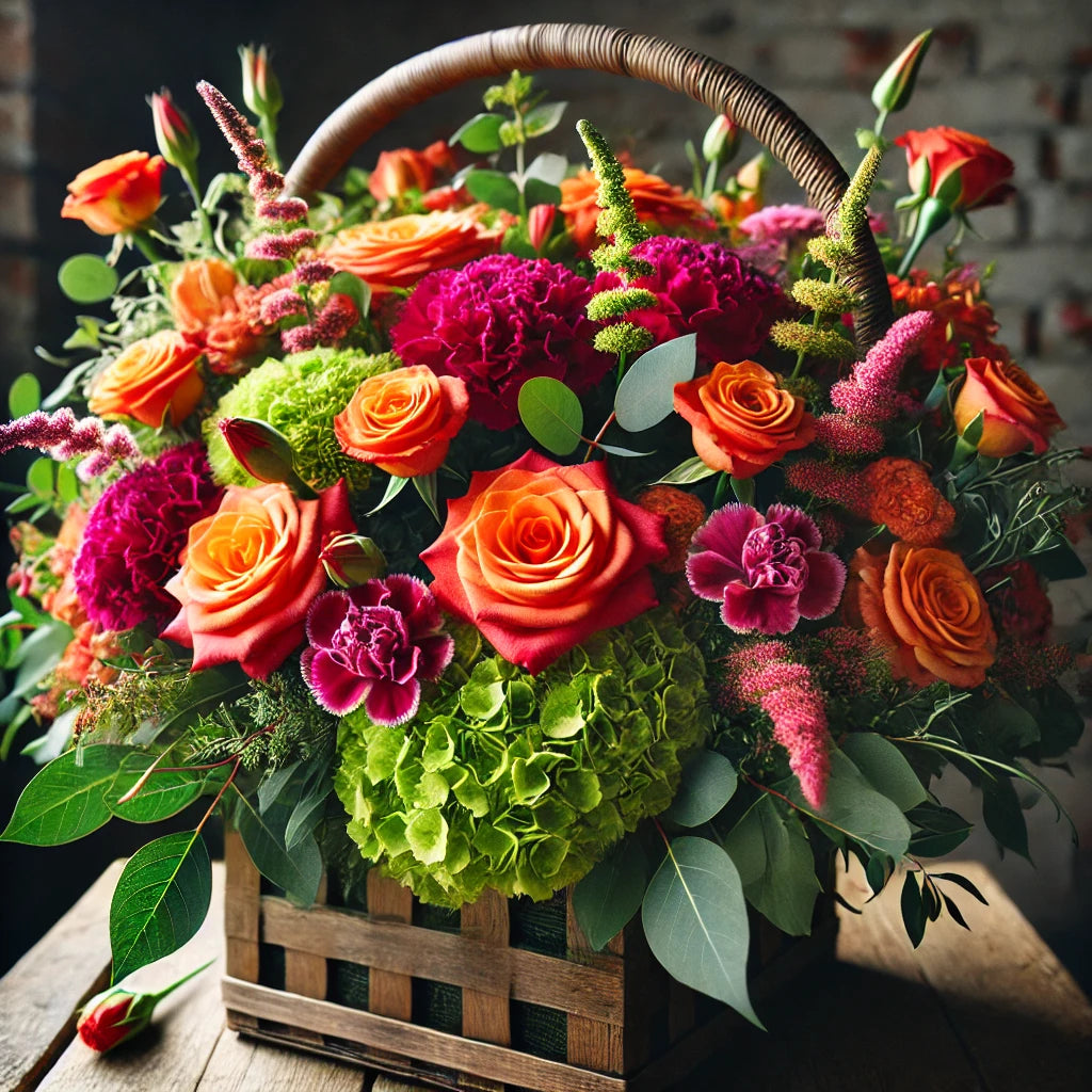 Radiant Bloom Basket