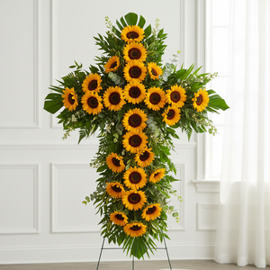 Sunlit Remembrance Cross