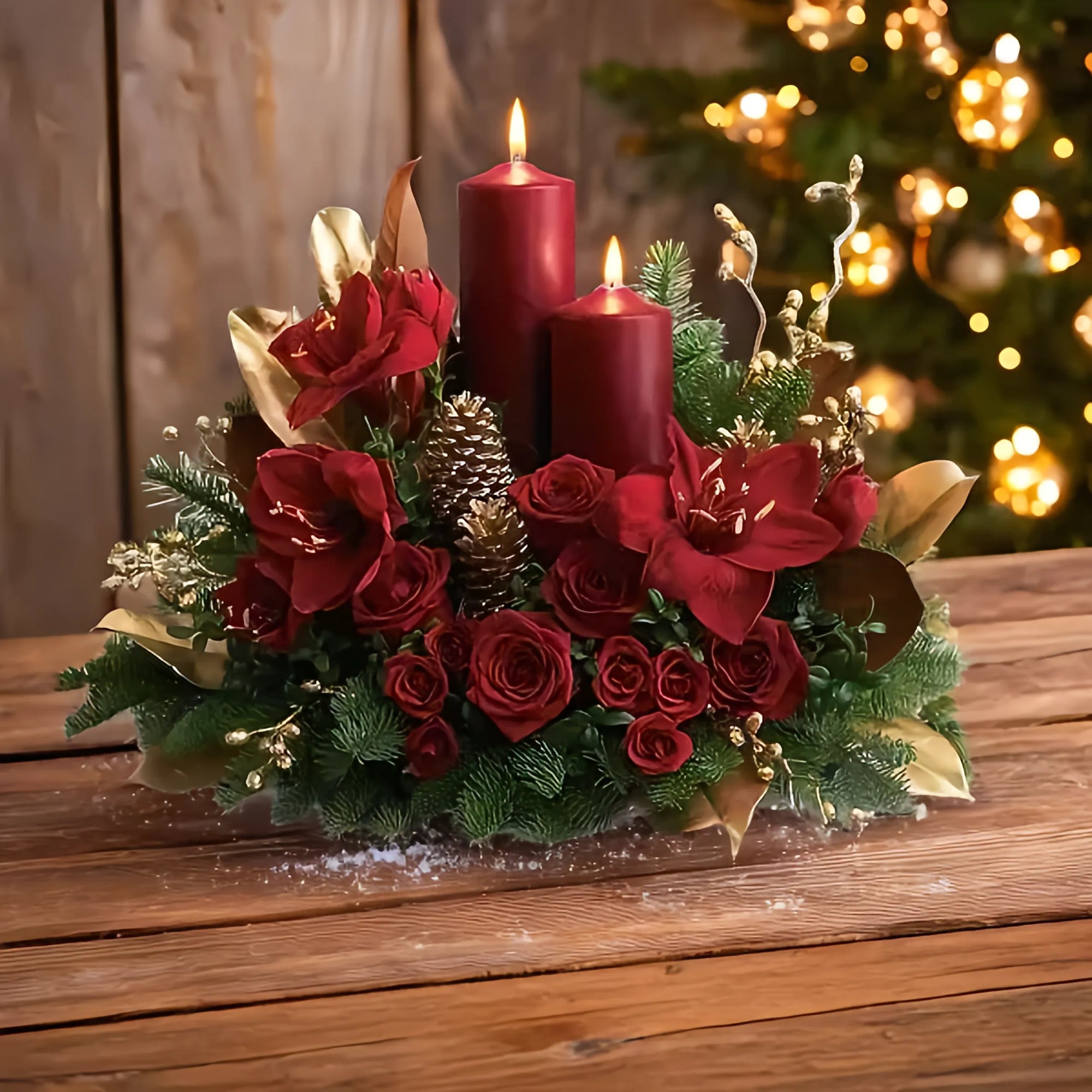 Golden Glow Centerpiece