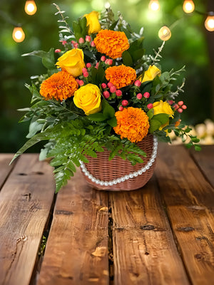 Golden Glow Arrangement
